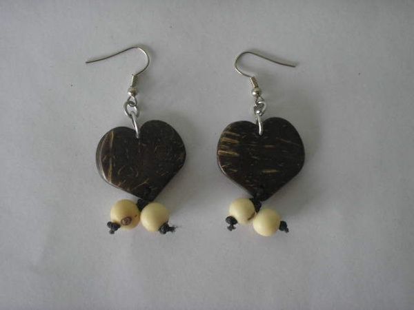 brinco coquinho coração