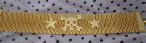 pulseira folheda a ouro